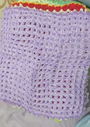 Renkli Örgü Banyo Süngeri - Görsel 10