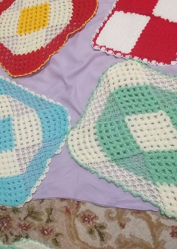 Renkli Örgü Banyo Süngeri - Görsel 13