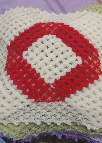 Renkli Örgü Banyo Süngeri - Görsel 2