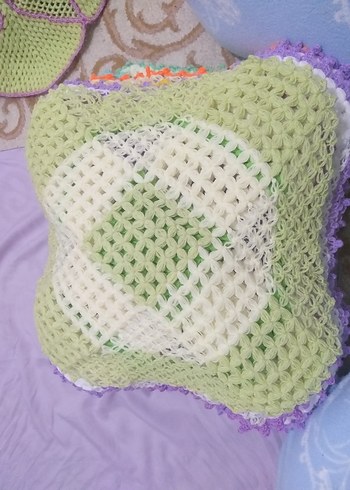 Renkli Örgü Banyo Süngeri - Görsel 3