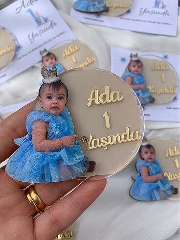 pleksi fotoğraflı magnet