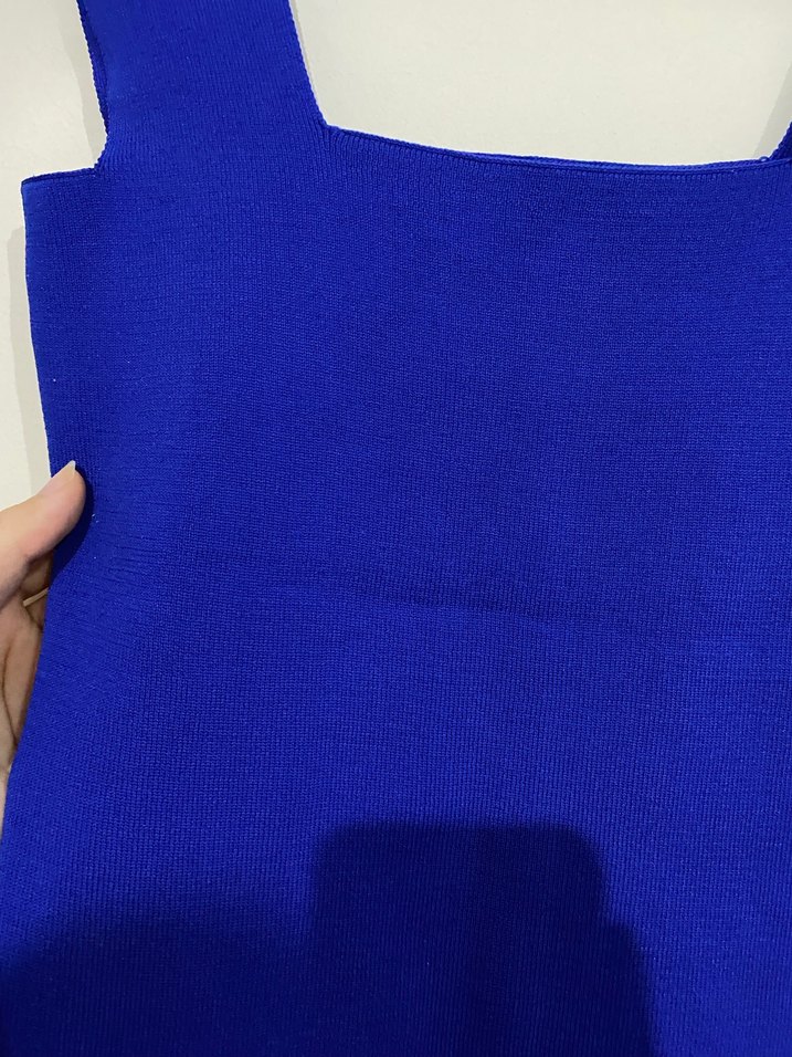 Kadın Lacivert Straplez Atlet - Görsel 2