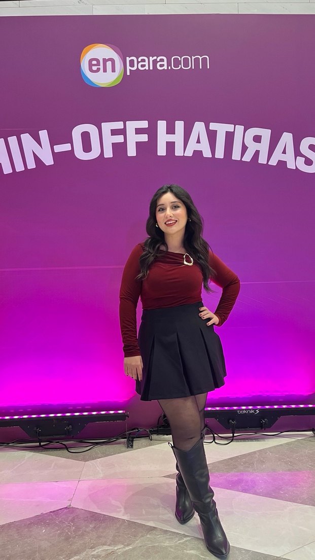 Siyah Pilili Mini Etek - Görsel 5