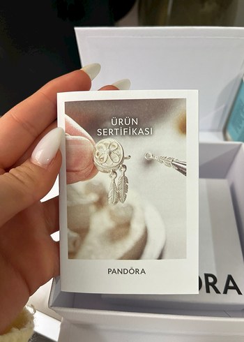 Pandora Mini Mavi Boncuklu Kolye - Görsel 2