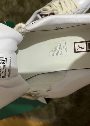 38 Beden beyaz Renk Beyaz Puffer Platform Kadın Puma Spor Ayakkabı