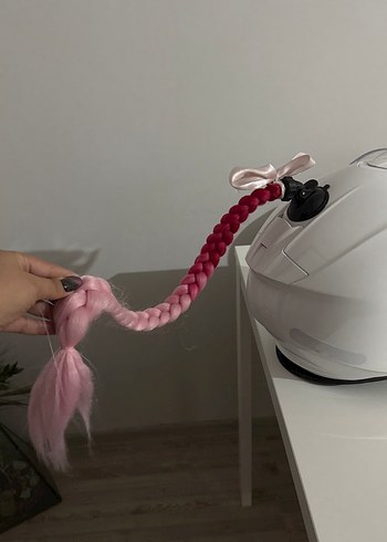 Pembe kask saçı - Görsel 3