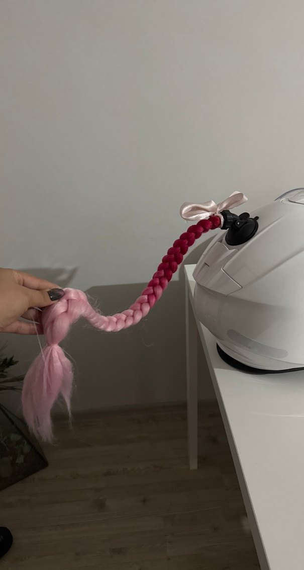 Pembe kask saçı - Görsel 3