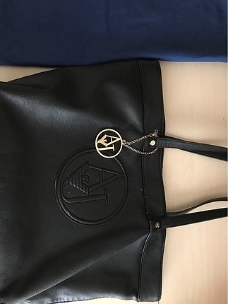 Beden siyah Renk Armani orjinal çanta