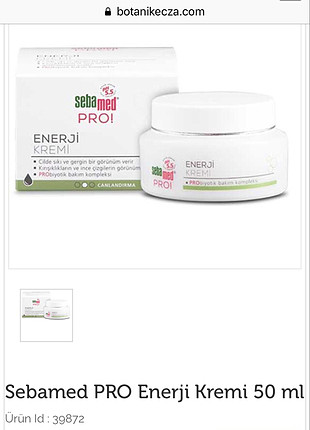 SEBAMED PRO ENERJİ KREMİ