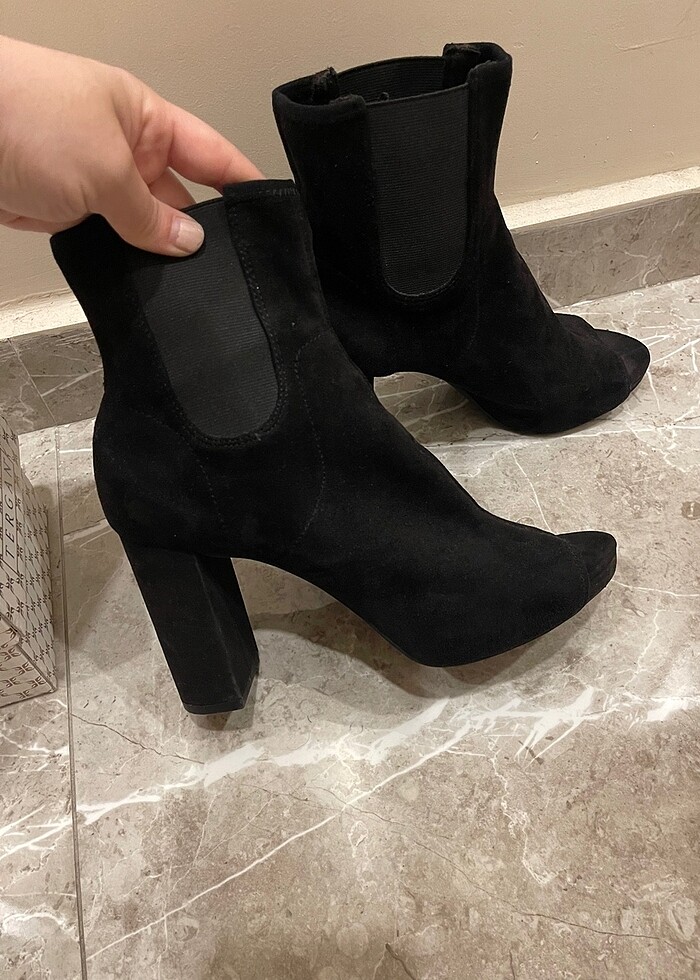 H&M süet boti 41 - Görsel 4