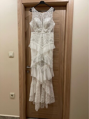 NİKAH GELİNLİK ABİYE 42 beden - Görsel 2