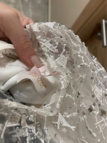 NİKAH GELİNLİK ABİYE 42 beden - Görsel 8