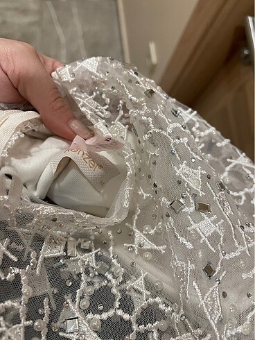 NİKAH GELİNLİK ABİYE 42 beden - Görsel 9