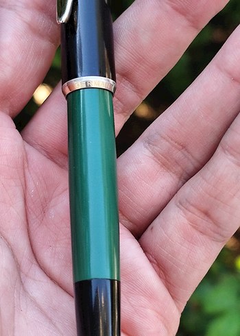  Beden Koyu Yeşil Siyah Dolma Kalem pelikan 120