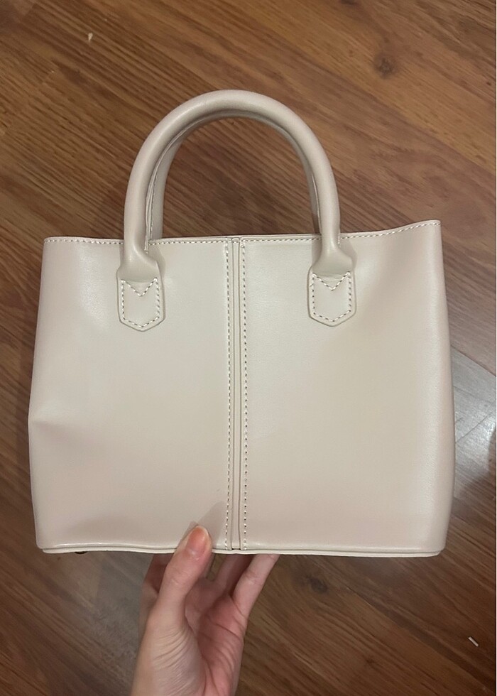 Bej krem renk çanta - Görsel 2