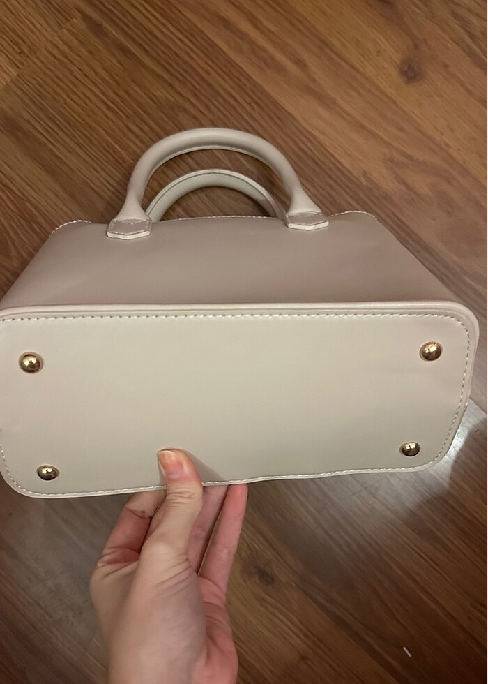 Bej krem renk çanta - Görsel 3