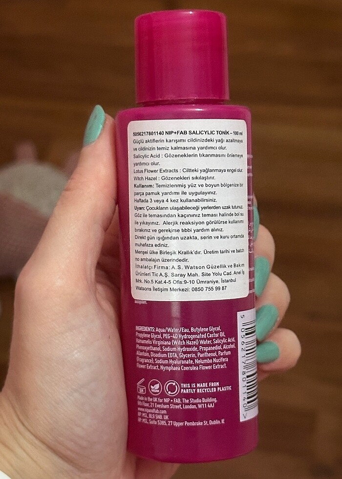 Nip fab salisilik asit tonik - Görsel 2