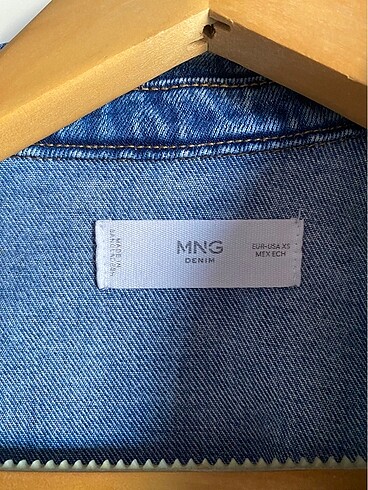 xs Beden mavi Renk MANGO KOT CEKET
