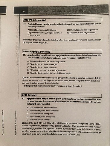  Beden Müessir adli hakimlik çıkmış soru bankası ticaret hukuku