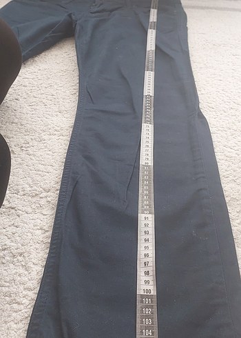 l/xl Beden erkek lacivert keten pantolon