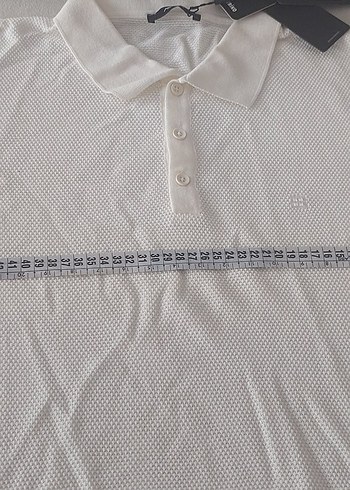 Erkek Beyaz Kısa Kollu Polo Yaka Tişört