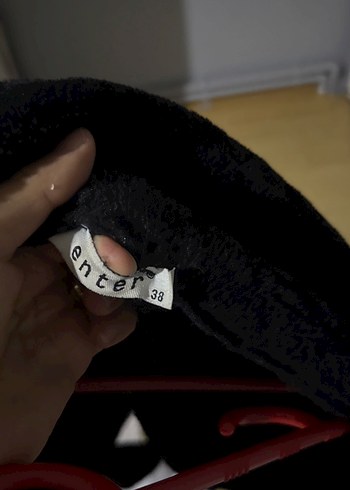 Kemerli Siyah Deri Gotik Kadın Ceket - Görsel 2