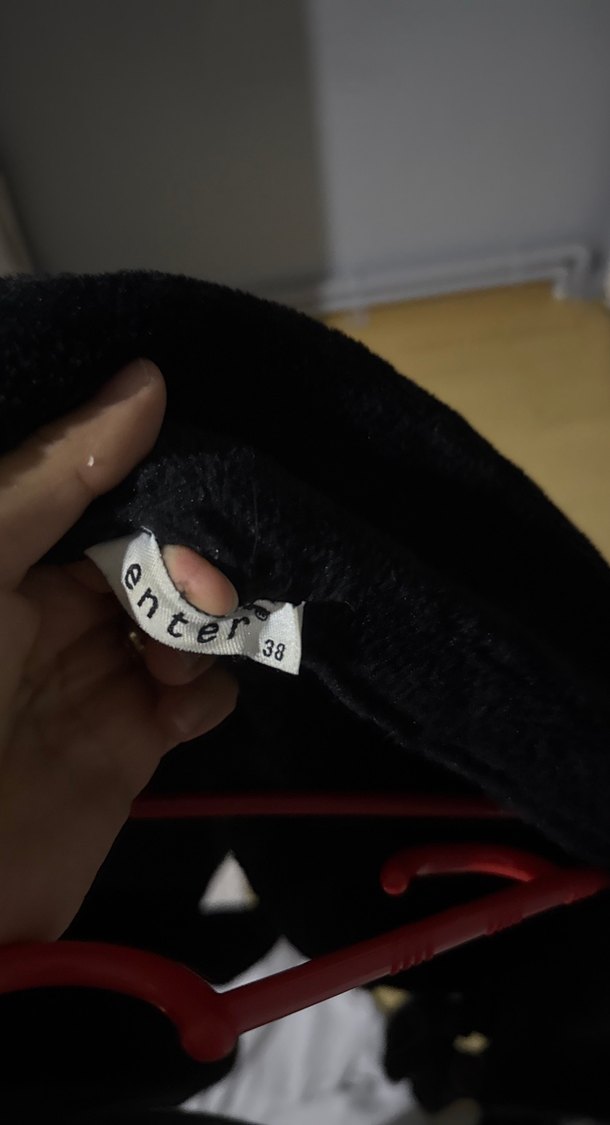 Kemerli Siyah Deri Gotik Kadın Ceket - Görsel 2