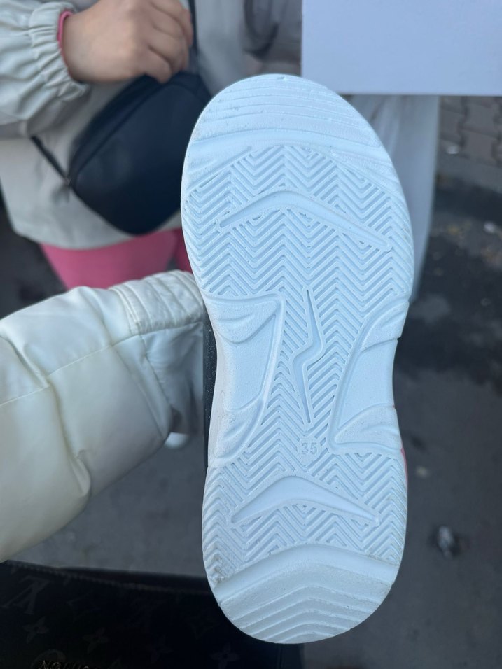 Kız Çocuk Renkli Baskılı Sneakers - Görsel 2