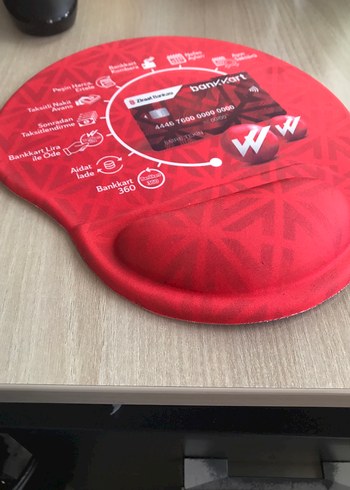 Renkli Kırmızı Mouse Pad Banvo - Görsel 2