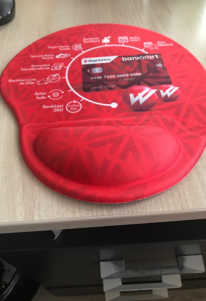 Renkli Kırmızı Mouse Pad Banvo - Görsel 5