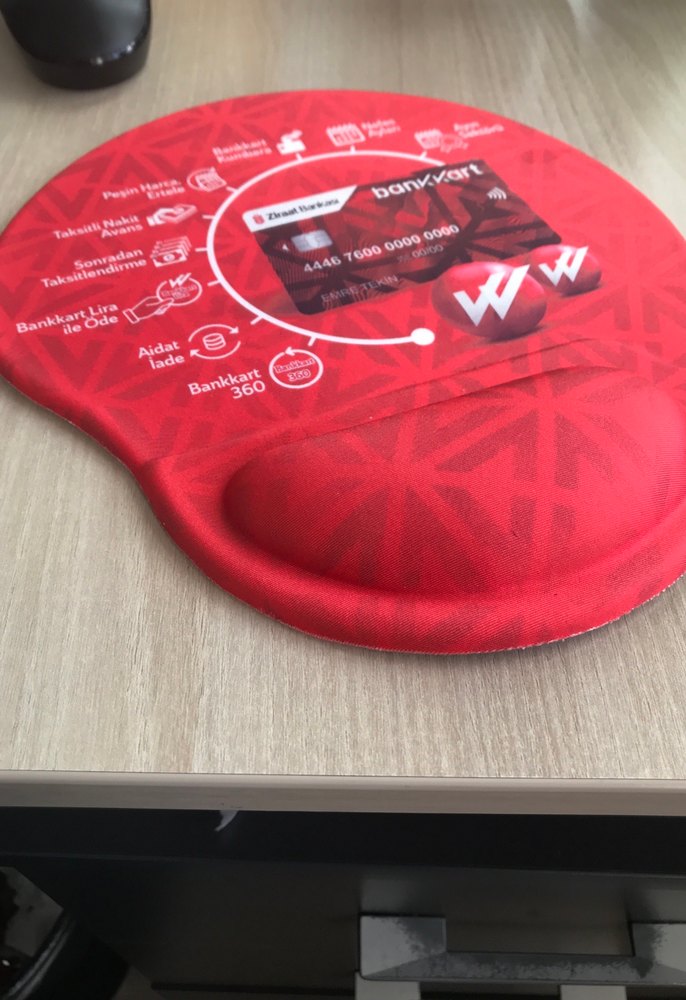 Renkli Kırmızı Mouse Pad Banvo - Görsel 2