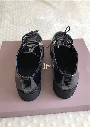 Parlak Siyah Platform Topuklu Gotik Kadın Ayakkabı - Görsel 6