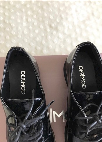 Parlak Siyah Platform Topuklu Gotik Kadın Ayakkabı - Görsel 10