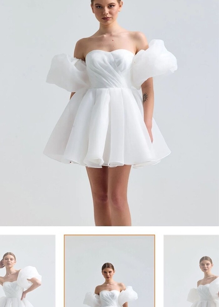 Düğün after party elbisesi bridal - Görsel 2