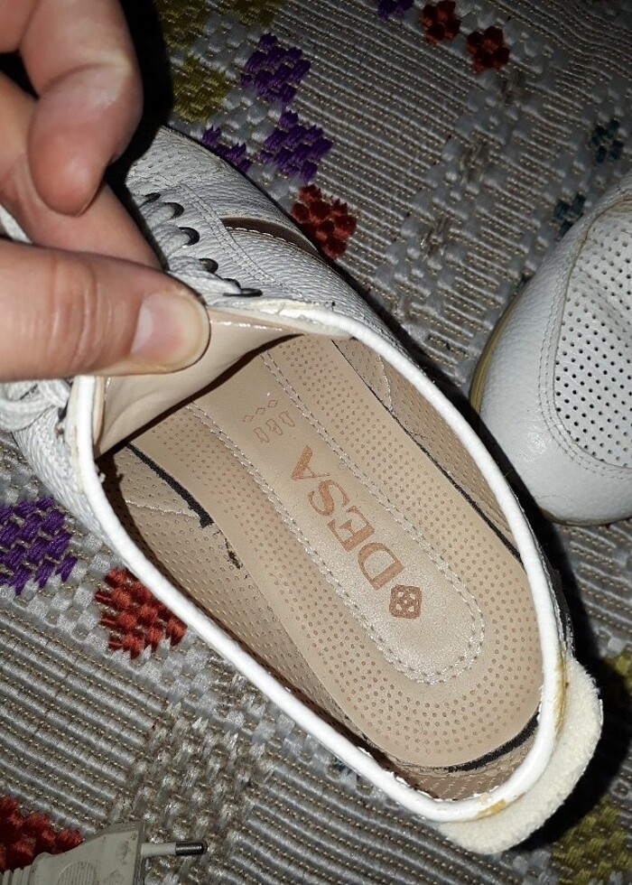 Spor ayakkabı gold detay - Görsel 2