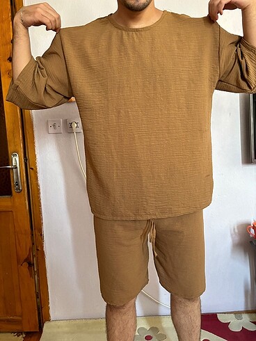 xl Beden camel Renk Erkek takım