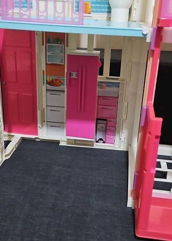 Pastel Pembe barbi bebek evi - Görsel 10