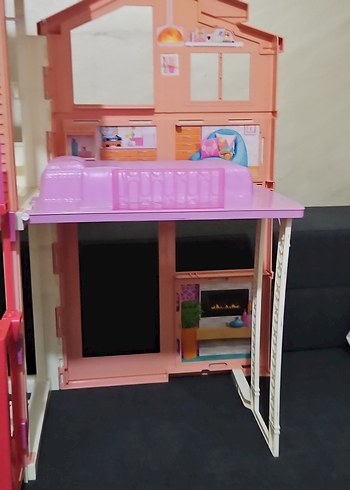 Pastel Pembe barbi bebek evi - Görsel 7