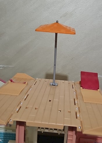 Pastel Pembe barbi bebek evi - Görsel 5