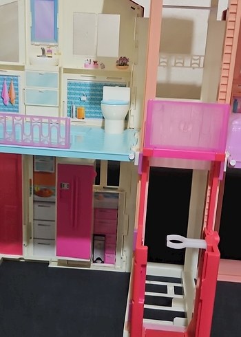 Pastel Pembe barbi bebek evi - Görsel 6