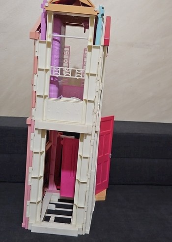 Pastel Pembe barbi bebek evi - Görsel 4