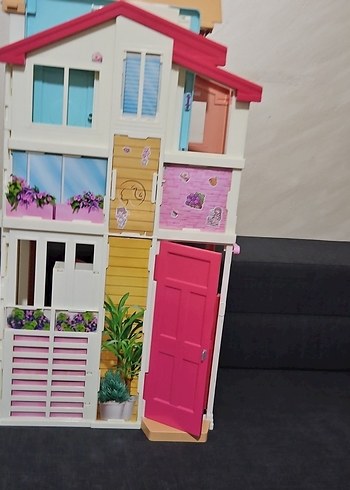 Pastel Pembe barbi bebek evi - Görsel 3