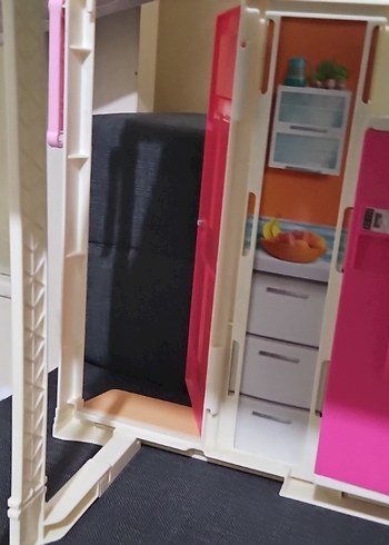 Pastel Pembe barbi bebek evi - Görsel 12