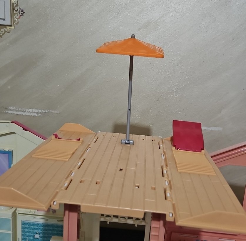 Pastel Pembe barbi bebek evi - Görsel 5