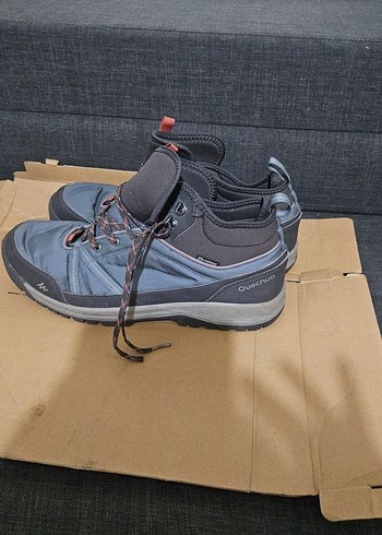 Mavi Gri Outdoor Erkek Ayakkabı Velcro - Görsel 4