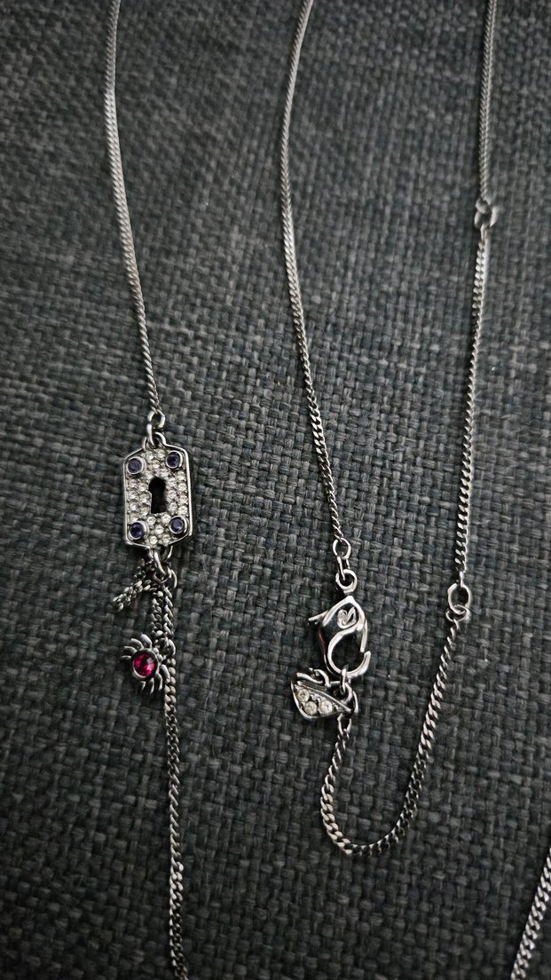 AROVSKI Kanatlı Anahtar Kolye - Görsel 4