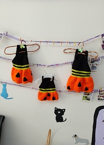 Halloween kedi köpek seti