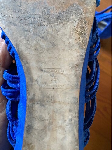 Zara Zara duz mavi sandalet