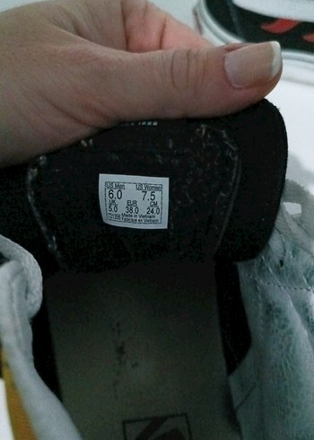 Vans Sarı Siyah Bağcıklı Spor Ayakkabı - Görsel 4