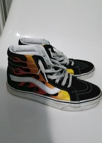 Vans Sarı Siyah Bağcıklı Spor Ayakkabı - Görsel 3